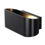 SLV Ossa Aluminium Negro | Apta para 1x R7s