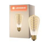 Ledvance Vintage 1906 LED E27 Pera Oro 4.8W 420lm - 822 Luz muy Cálida | Regulable - Reemplazo 37W