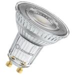Ledvance Foco LED GU10 PAR16 2.4W 230lm 36D - 930 Luz Cálida | Mejor Reproducción De Color - Regulable - Reemplazo 35W