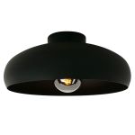 Eglo Luz de techo Mogano Acero Negro | Apta para E27