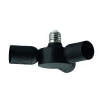 Eglo Colgante De Luz Rueda Negro | IP20 - Apta para 3x E27 