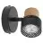 Ledvance LED Decor Foco Cork Acero Negro 3W 230lm - 827 Luz Muy Cálida | Regulable