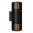Nordlux Aludra Luz De Pared Seaside Negro Up & Down | Apta para 2x E27
