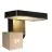 Multipack 3x Nordlux Solar Luz De Pared Rica Cuadrado Negro 4.5W 450lm - 830 Luz Cálida | Sensor de Movimiento y Luz