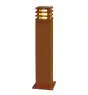 SLV Cuadrado 70 Lámpara de pie Acero Oxidado Cuadrado 9W 90lm - 830 Luz Cálida | Al Aire Libre - IP55