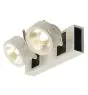 SLV Kalu Doble Pared y Luz de techo Aluminium Blanco 31W 2000lm - 830 Luz Cálida | Regulable 