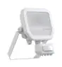 Ledvance Proyector LED Aluminium Blanco 8W 1100lm 100D - 830 Luz Cálida | IP65 - Sensor De Movimiento Y Luz - Simétrico