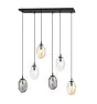 Emibig Luz de techo Astral Acero Negro | Apta para 6x E14 - Max 10W