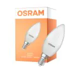 Osram Classic LED E14 Vela Mate 3.3W 250lm - 840 Blanco Frio | Reemplazo 25W