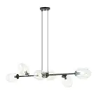 Emibig Colgante De Luz Pandora Acero Negro | Apta para 6x E14 - Max 10W