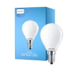 Philips Corepro LED Lustre E14 Esférica Mate 6.5W 806lm - 840 Blanco Frio | Reemplazo 60W