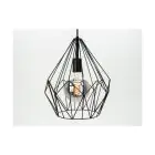 Eglo Colgante De Luz Carlton Acero Negro | IP20 - Apta para 1x E27 