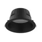 Noxion Downlight LED Hera Profundo Empotrado Negro 15W 1500lm 80D - 827-830-840 CCT | 176mm - Recorte 150mm
